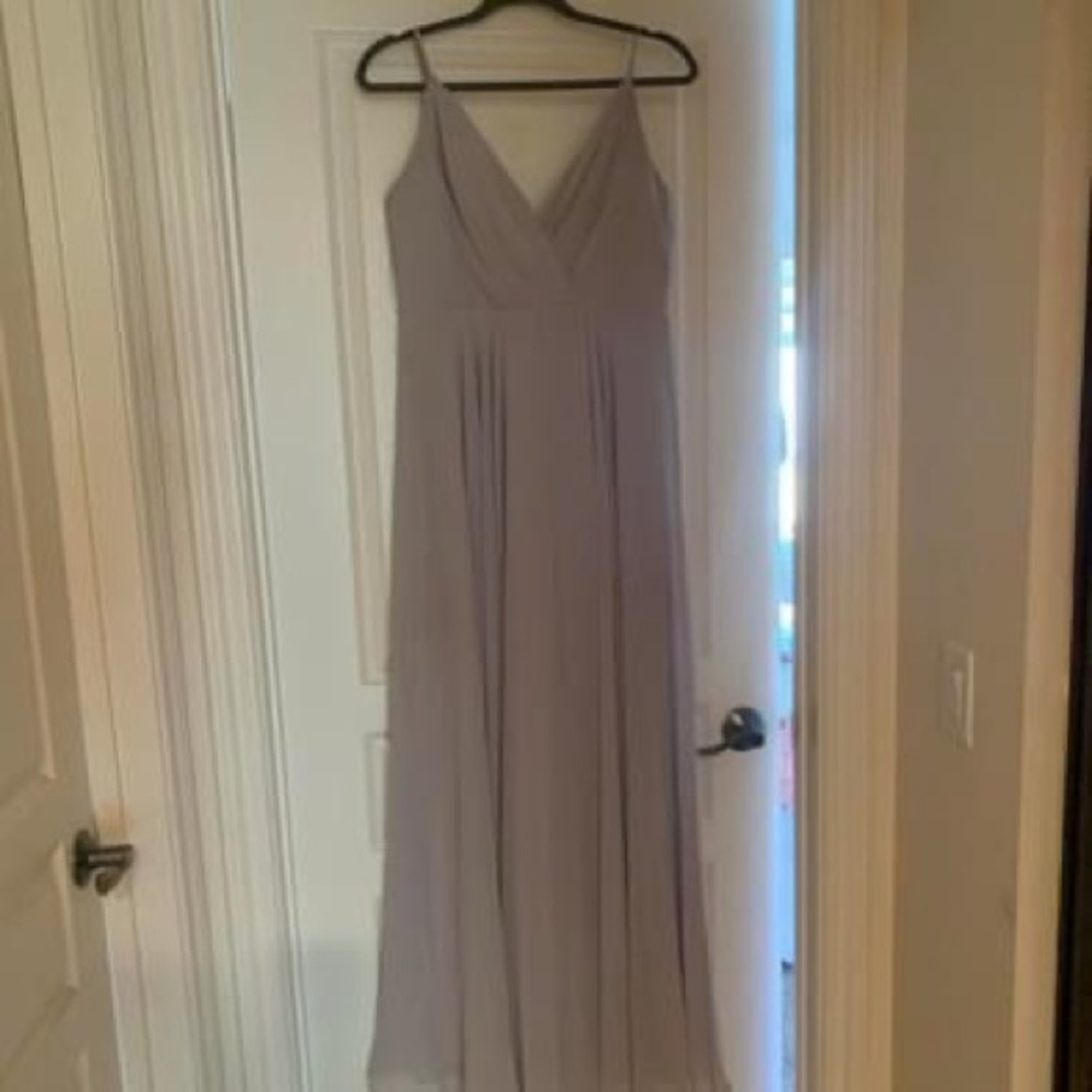Beautiful gray maxi dress